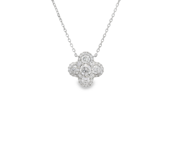 Diamond Clover Pendant