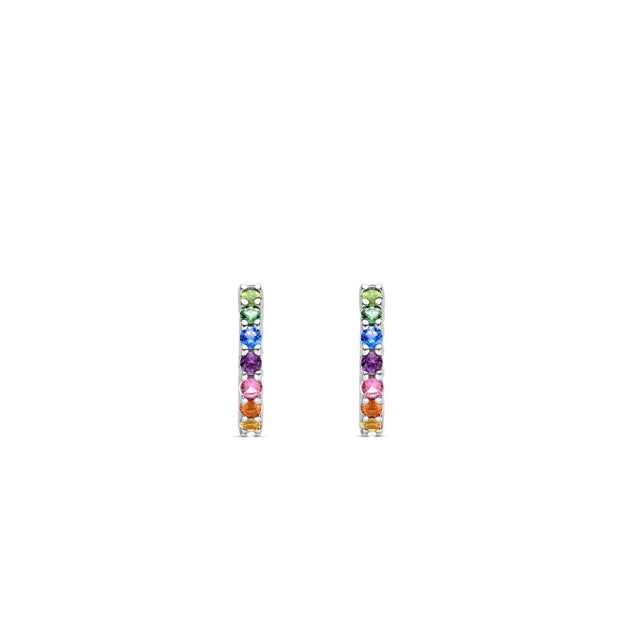 TI SENTO - RAINBOW HOOP EARRINGS