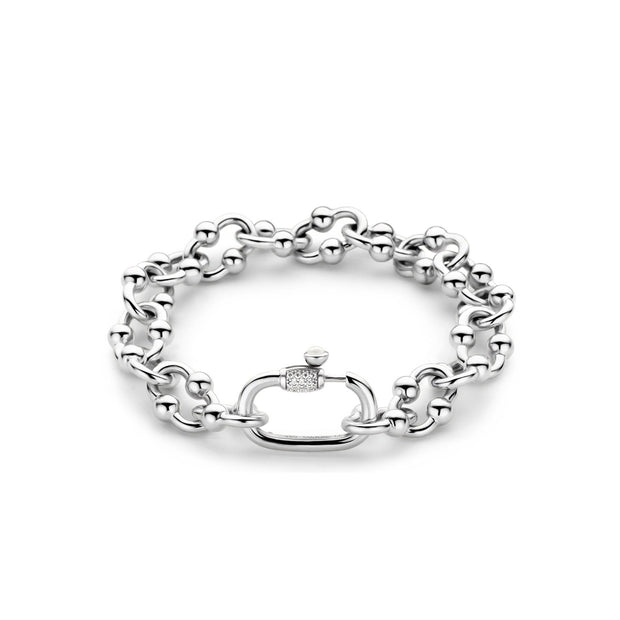 TI SENTO - CHUNKY STERLING SILVER BRACELET