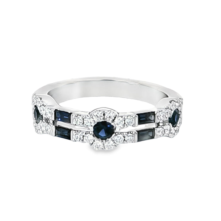 Sapphire & Diamond Ring