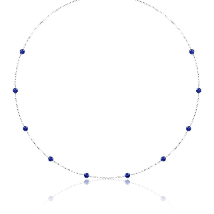 SAPPHIRES BY THE YARD NECKLACE