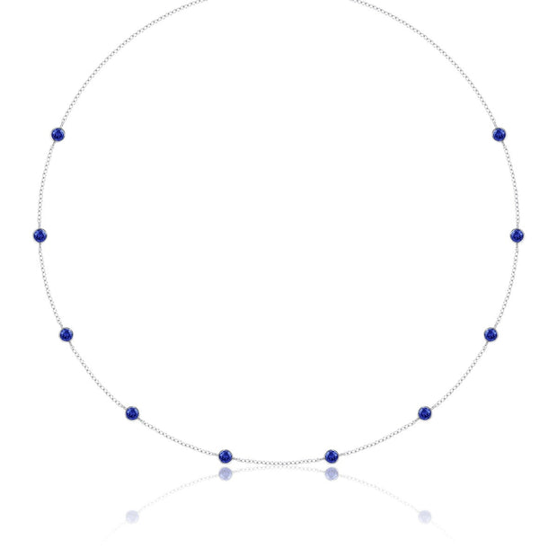 SAPPHIRES BY THE YARD NECKLACE