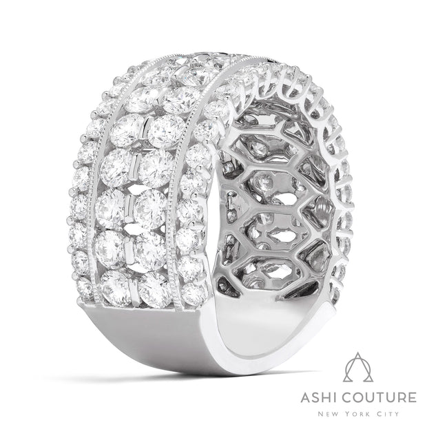 Couture Classic 4-Row Diamond Fashion Ring