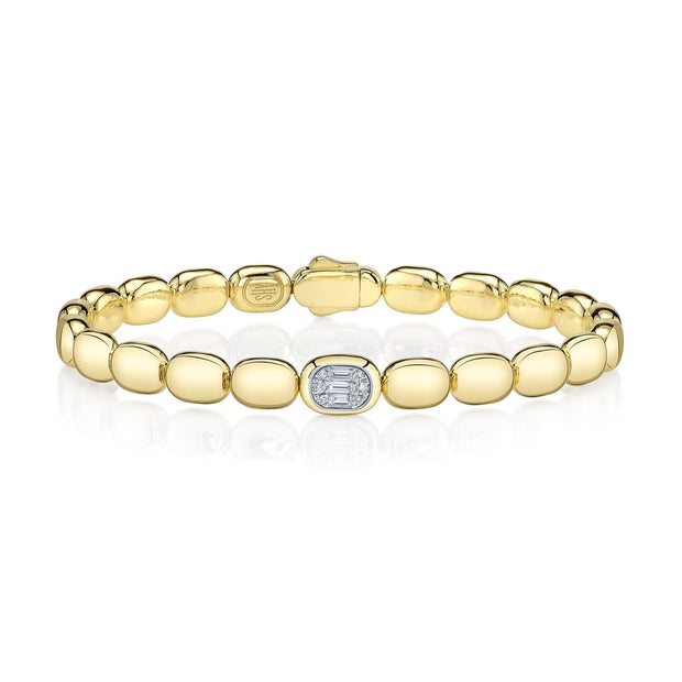 Shy Creation - Diamond Bangle Bracelet 0.10ctw