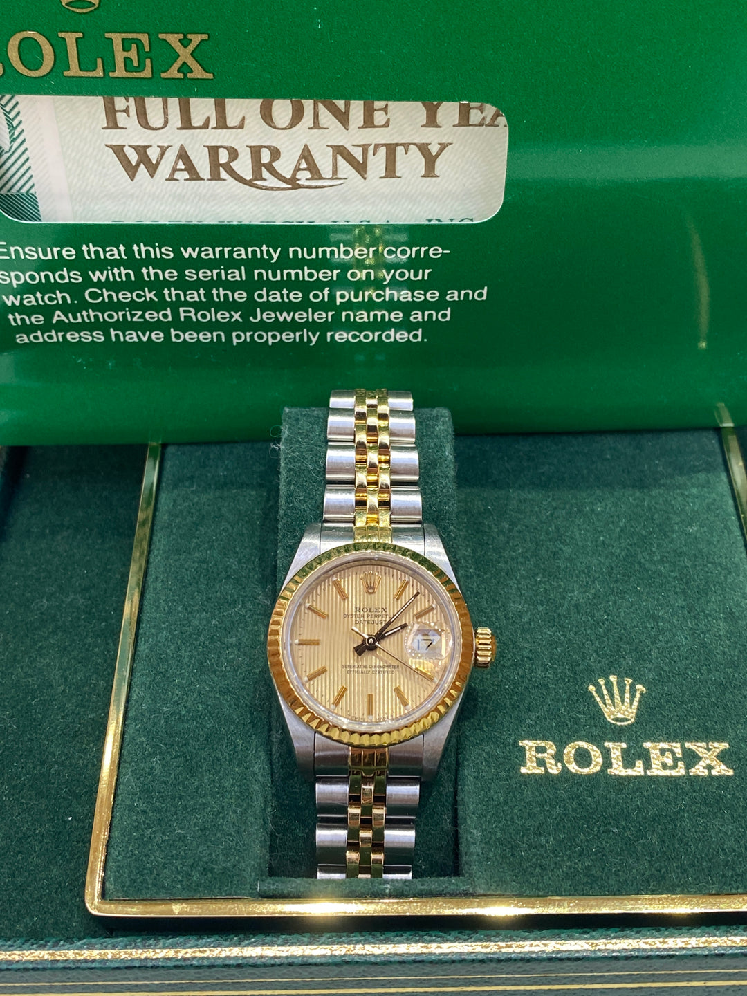 1988 ROLEX LADY DATEJUST 26 R69173328B6252 – Siebke Hoyt