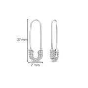 TI SENTO – SAFETY PIN EARRINGS