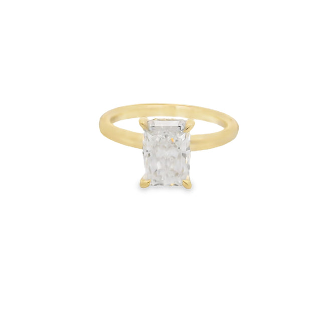 Diamond Engagement Ring - 2 Ct Radiant Center