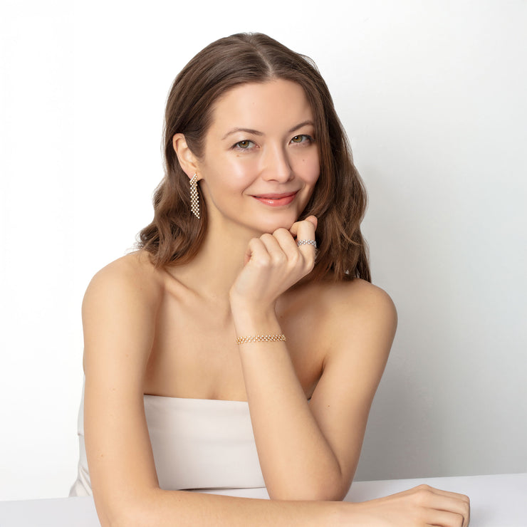 Couture Mesh Diamond Bracelet