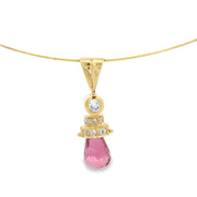 Pink Tourmaline Pendant