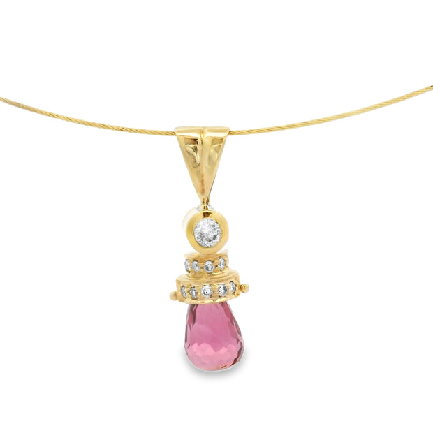 Pink Tourmaline Pendant