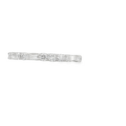 Baguette & Round Diamond Wedding Band