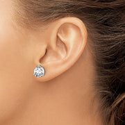 LAB GROWN DIAMOND STUD EARRINGS 6.05CT