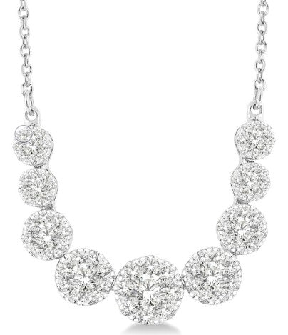 ASHI - DIAMOND SMILE NECKLACE