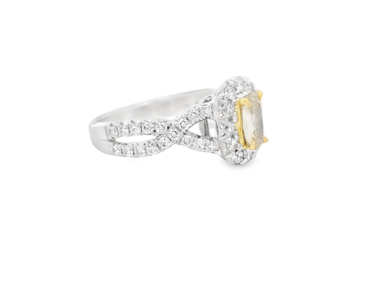 Yellow Diamond Engagement Ring