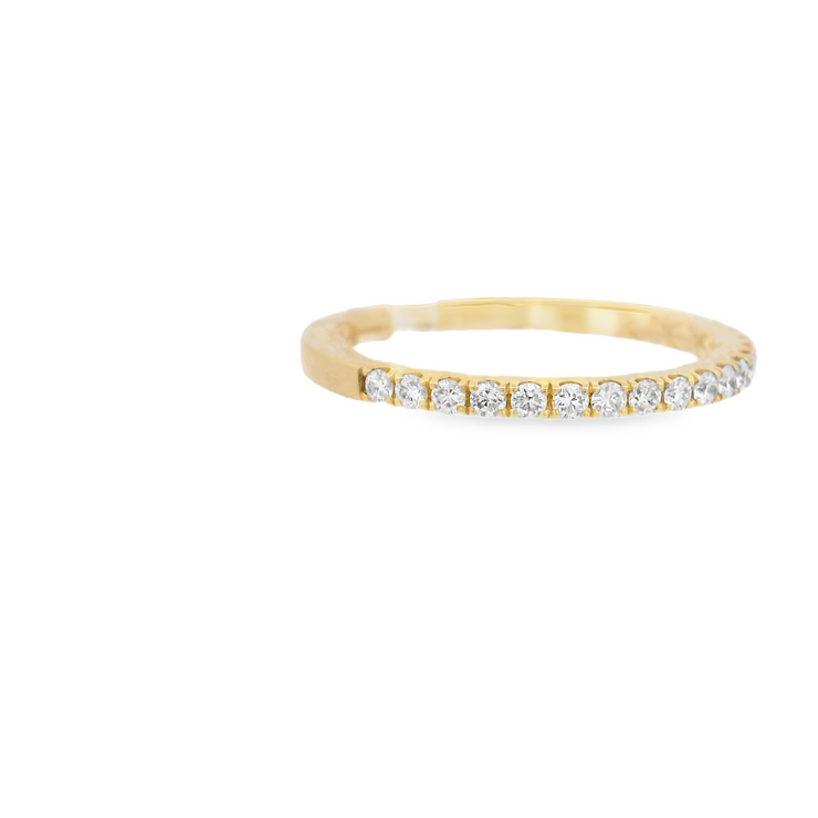 A Jaffe - Diamond Wedding Band - 1/4 Ct