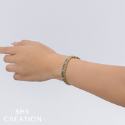 Diamond Ribbed Bracelet