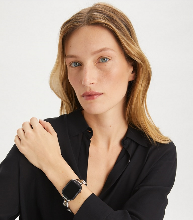 Tory Burch - Double T Link Band For Apple Watch® Two-Tone