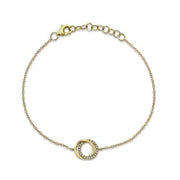 SHY CREATION- LOVE KNOT DIAMOND BRACELET