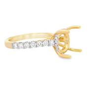 Diamond Semi-Mount Ring