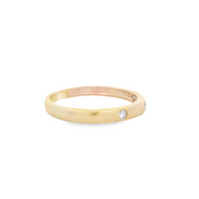 Flush Set Diamond Wedding Band
