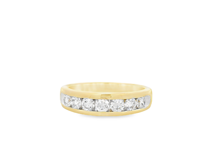 Channel Set Diamond Ring - 1 Ct