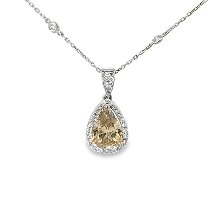 YELLOW DIAMOND NECKLACE