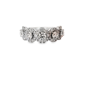 DIAMOND HALO WEDDING BAND – 2.00 TCW