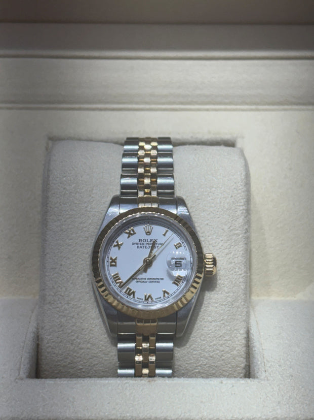 2002 Rolex Datejust - White Dial