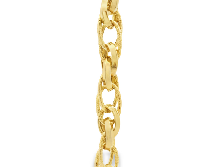 Fancy Oval Link Bracelet
