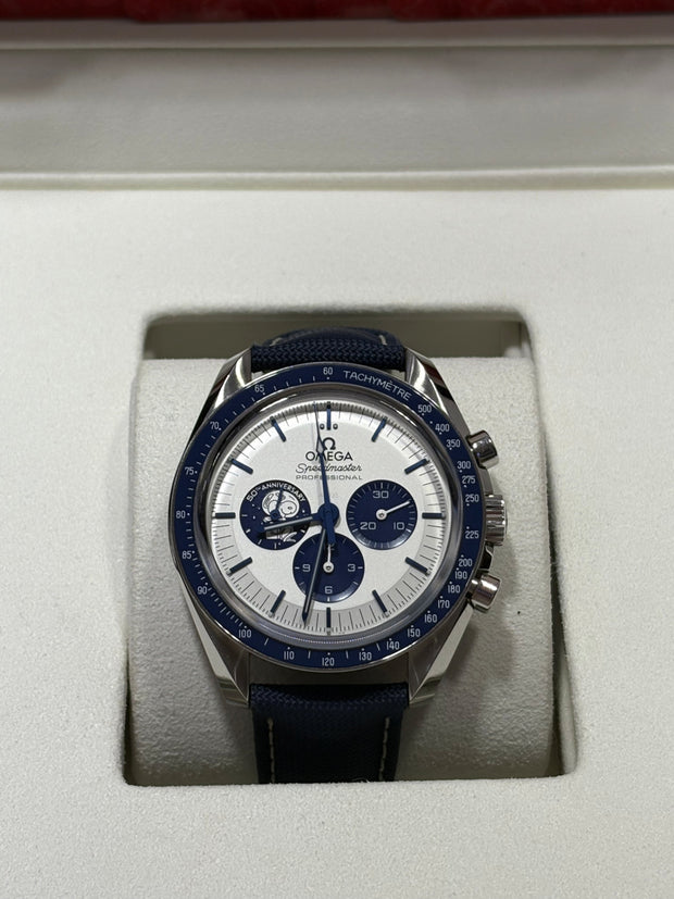 2022 Omega Speedmaster 50Th Anniversary Silver Snoopy Award
