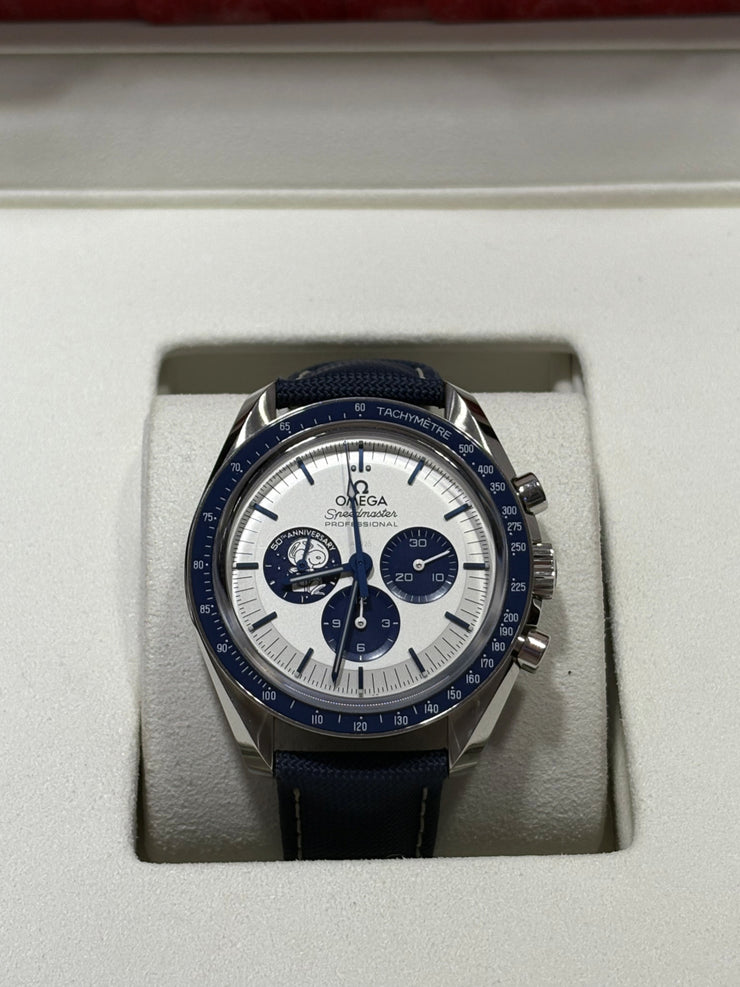 2022 Omega Speedmaster 50Th Anniversary Silver Snoopy Award