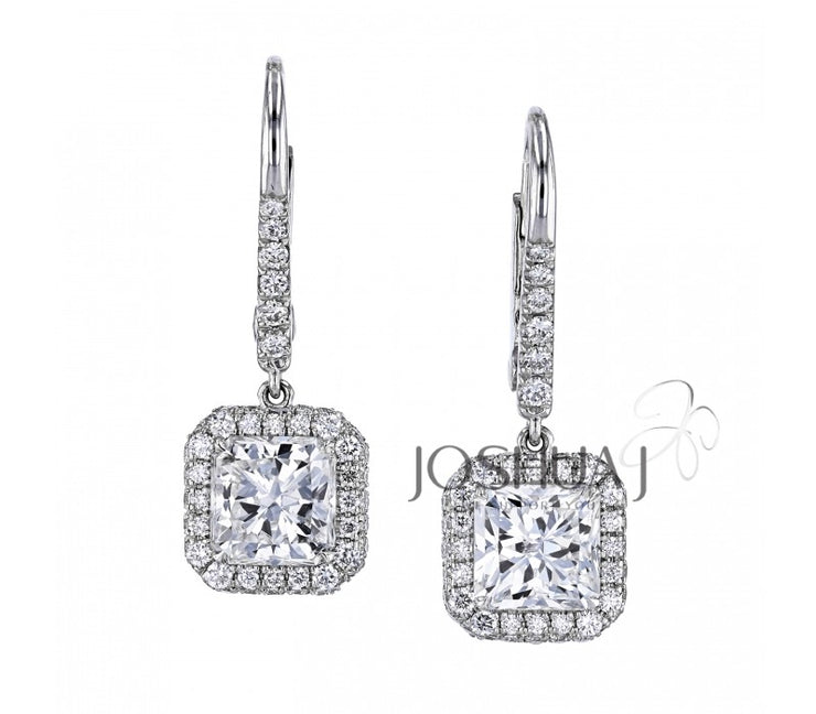 Diamond Dangle Earrings