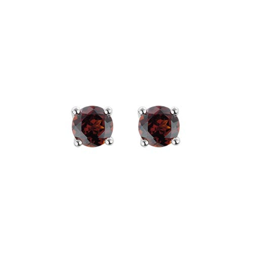 GARNET STUD EARRINGS