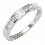 CHANNEL SET DIAMOND WEDDING BAND