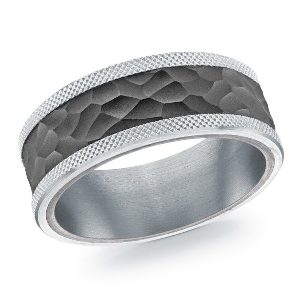 Carbon Fiber, Gold & Tantalum Mardini Wedding Band