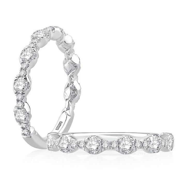 A Jaffe - Bubble Diamond Wedding Band
