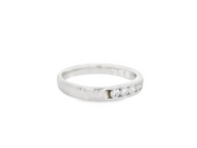 Channel Set Diamond Wedding Band