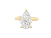 Pear Diamond Solitaire Engagement Ring