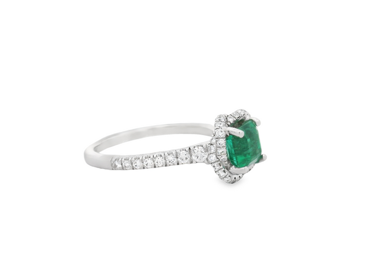 Emerald & Diamond Ring
