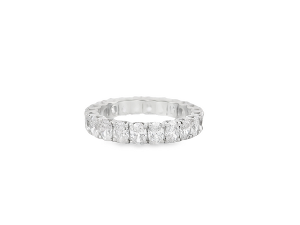 Oval Diamond Eternity Band