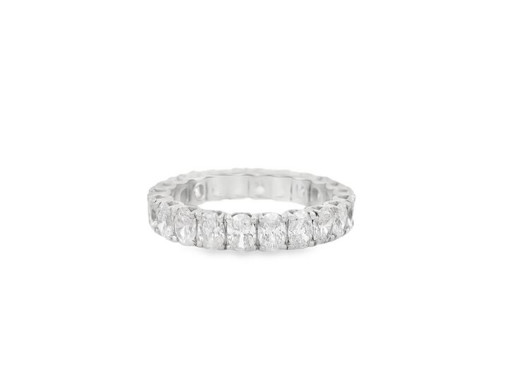 Oval Diamond Eternity Band