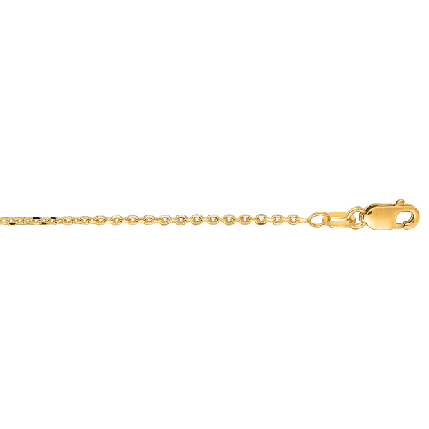 GOLD CABLE CHAIN 18"