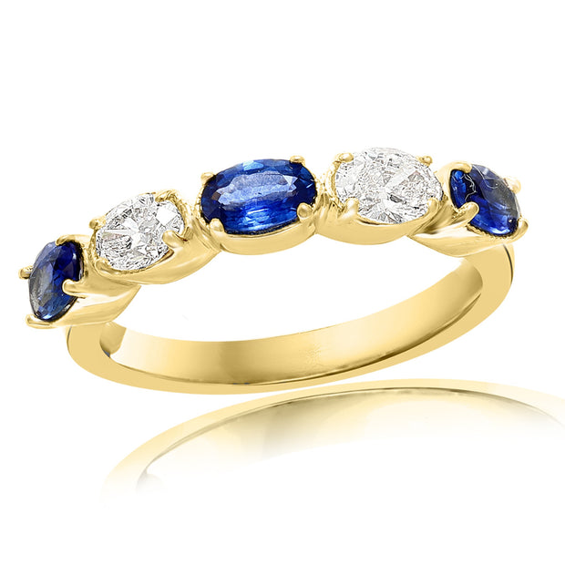 Sapphire & Diamond Band