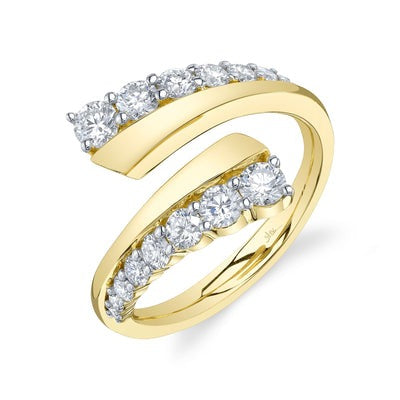 Shy Creation - Diamond Bypass Ring