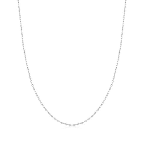 ANIA HAIE - STERLING SILVER CHARM CHAIN NECKLACE