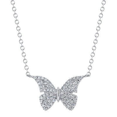 SHY CREATION - DIAMOND BUTTERFLY PENDANT