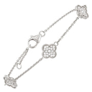 Diamond Clover Bracelet