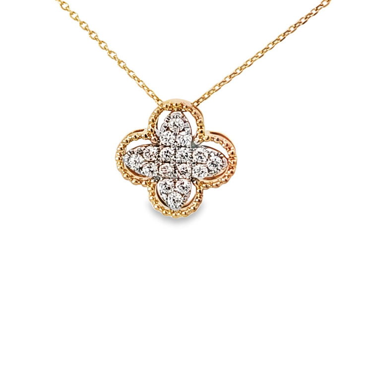 DIAMOND CLOVER PENDANT