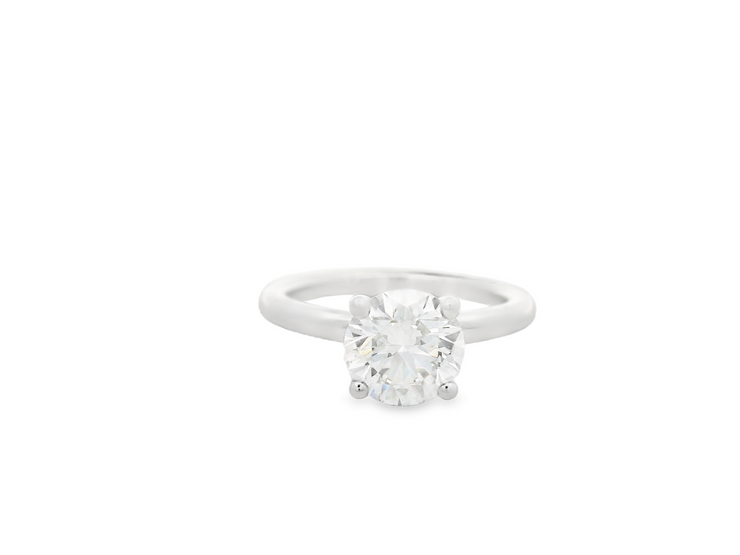Diamond Solitaire Engagement Ring - 1 1/2 Ct Round