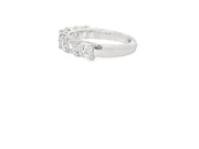 2.23CTW ASSCHER LAB DIAMOND BAND